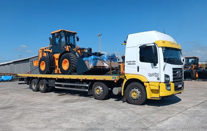 Equipamento pronto para transporte